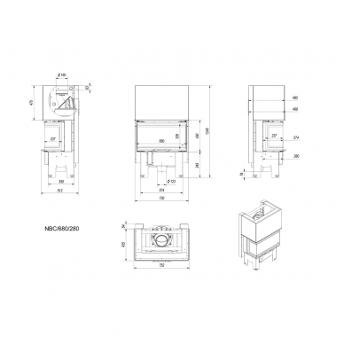 NBC 680/280 L/P GILOTYNA 7KW 5