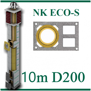 NK ECO S 10m Ø200 + 2 W